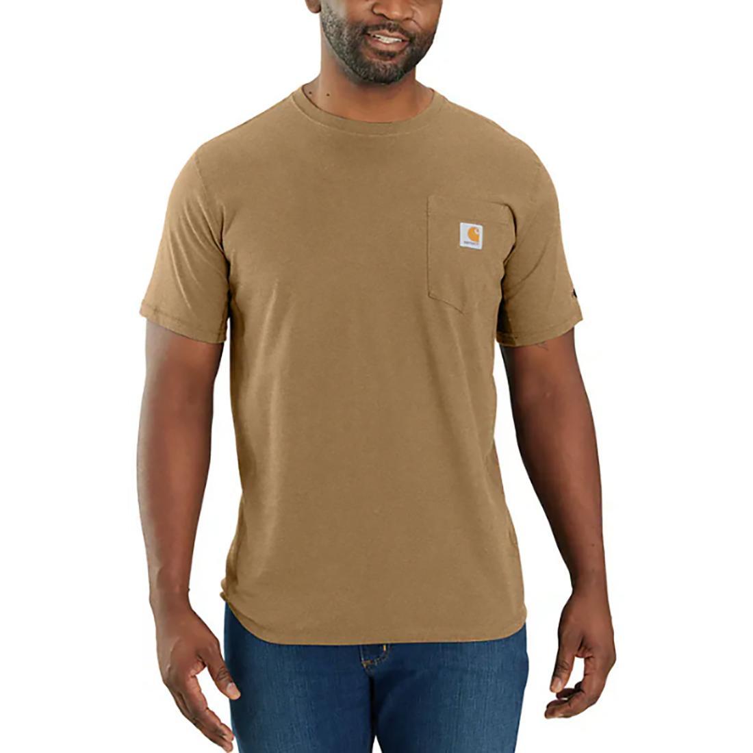 MENS FORCE RELAXED FIT MW S/S POCKET TEE