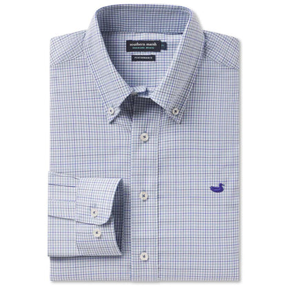DYER PERFORMANCE GINGHAM DRESS SHIRT