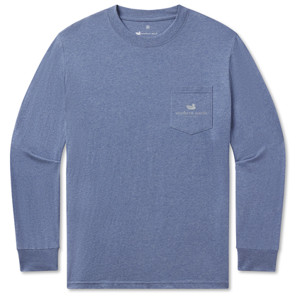 MENS L/S HERITAGE ENGRAVED TEE