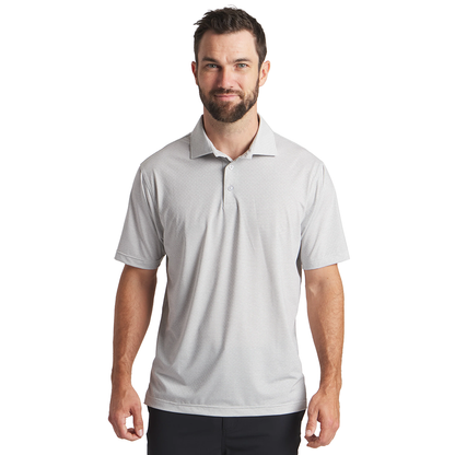 MENS CORK GRID PERFORMANCE POLO