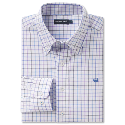 CHATEAU WINDOWPANE DRESS SHIRT