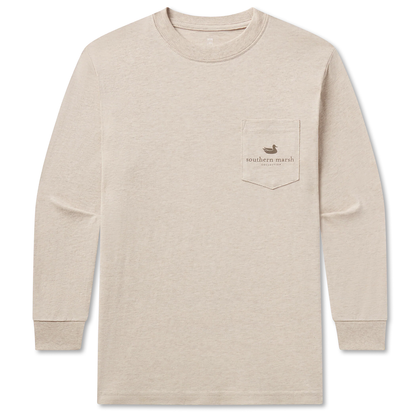 YOUTH L/S VINTAGE DUCK DECOY TEE CAMO