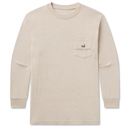 YOUTH L/S VINTAGE DUCK DECOY TEE CAMO