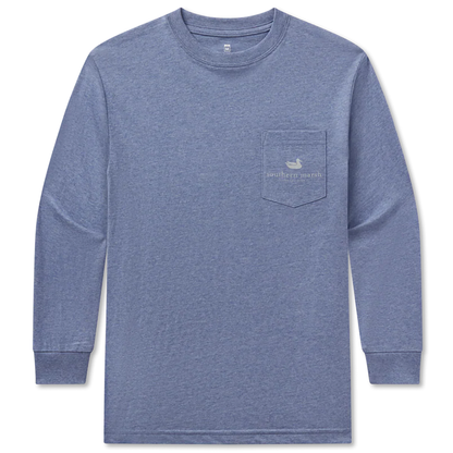 YOUTH L/S HERITAGE ENGRAVED TEE