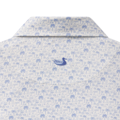 Youth Flyline Performance Polo  Summertime Blues