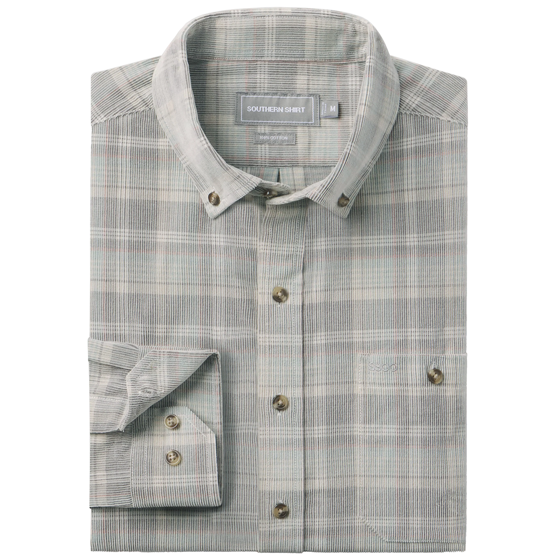 BRAXTON LIGHTWEIGHT CORD FLANNEL L/S