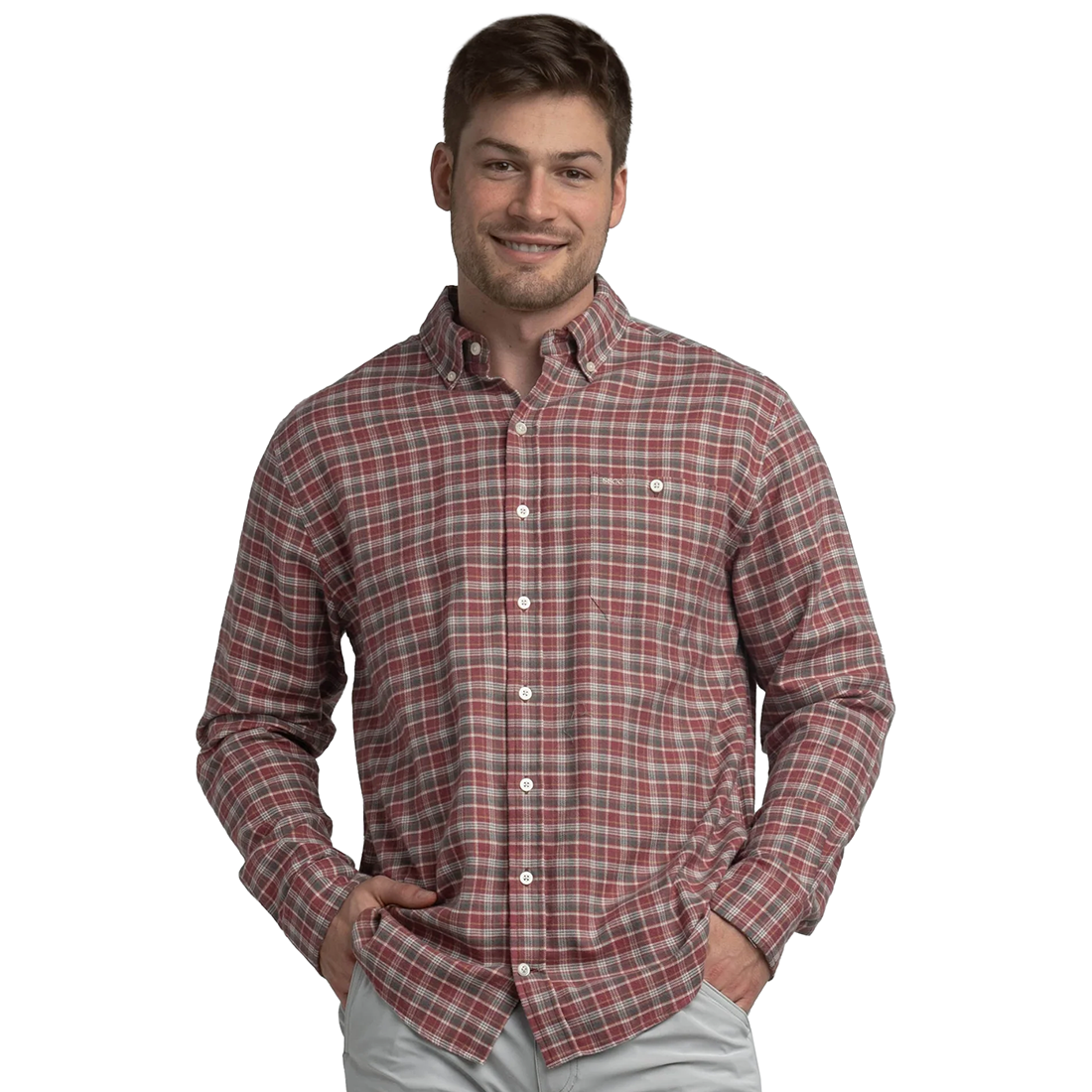 MENS CHERRYWOOD LONG SLEEVE FLANNEL