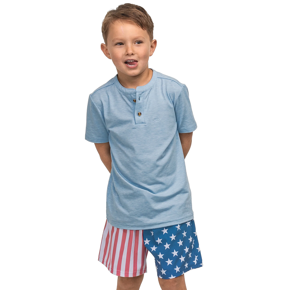 BOYS FREEDOM RIDER SWIM SHORTS