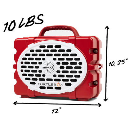 TURTLEBOX GEN3 CRIMSON/WHITE