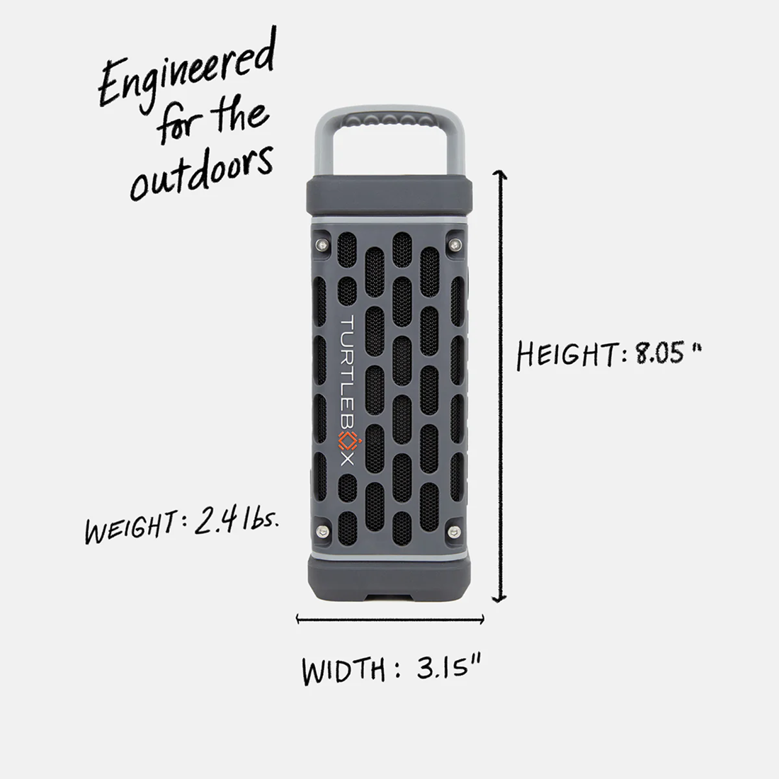 TURTLEBOX RANGER GREY