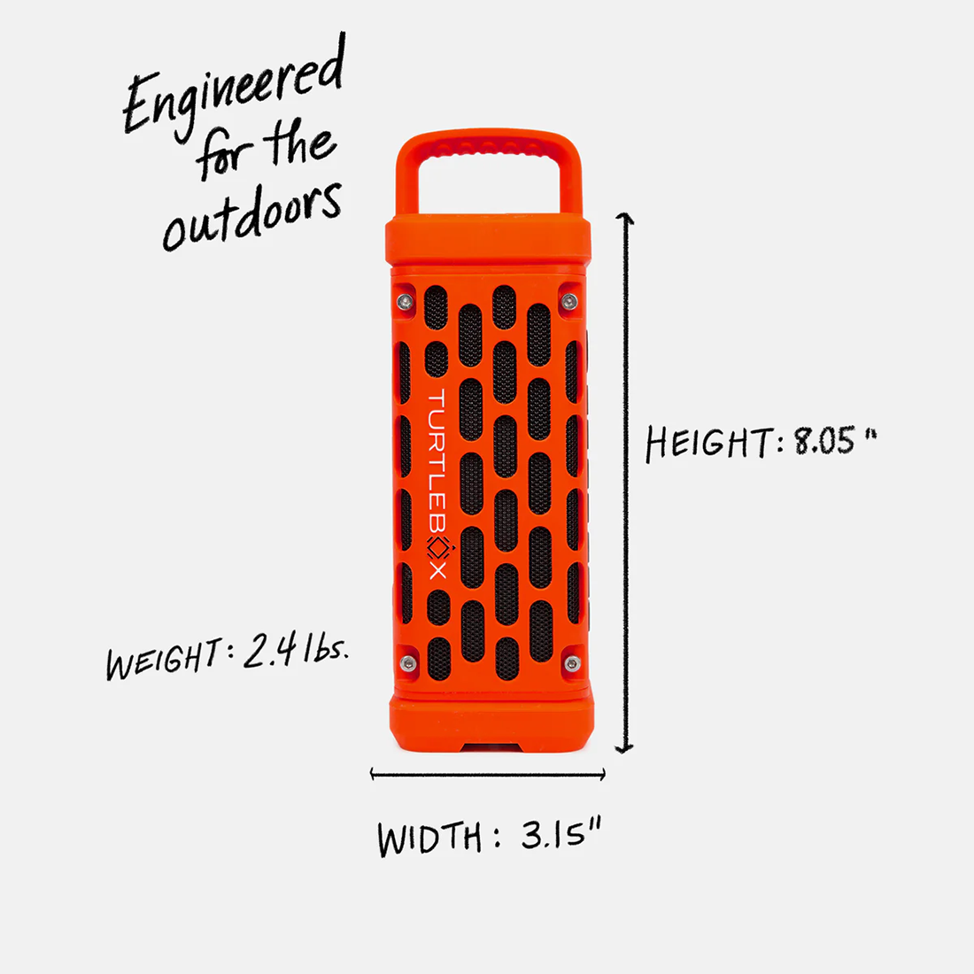 TURTLEBOX RANGER ORANGE