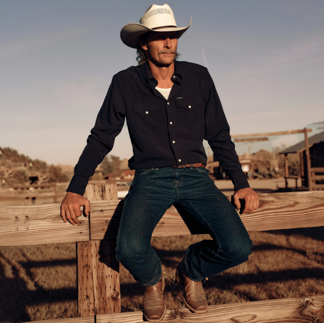 MENS PERFORMANCE WESTERN PEARL SNAP L/S