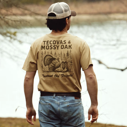 MENS X MOSSY OAK TURKEY N BOOTS TEE S/S