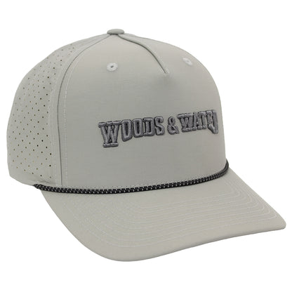WOODS N WATER 3D EMBROIDERY HAT