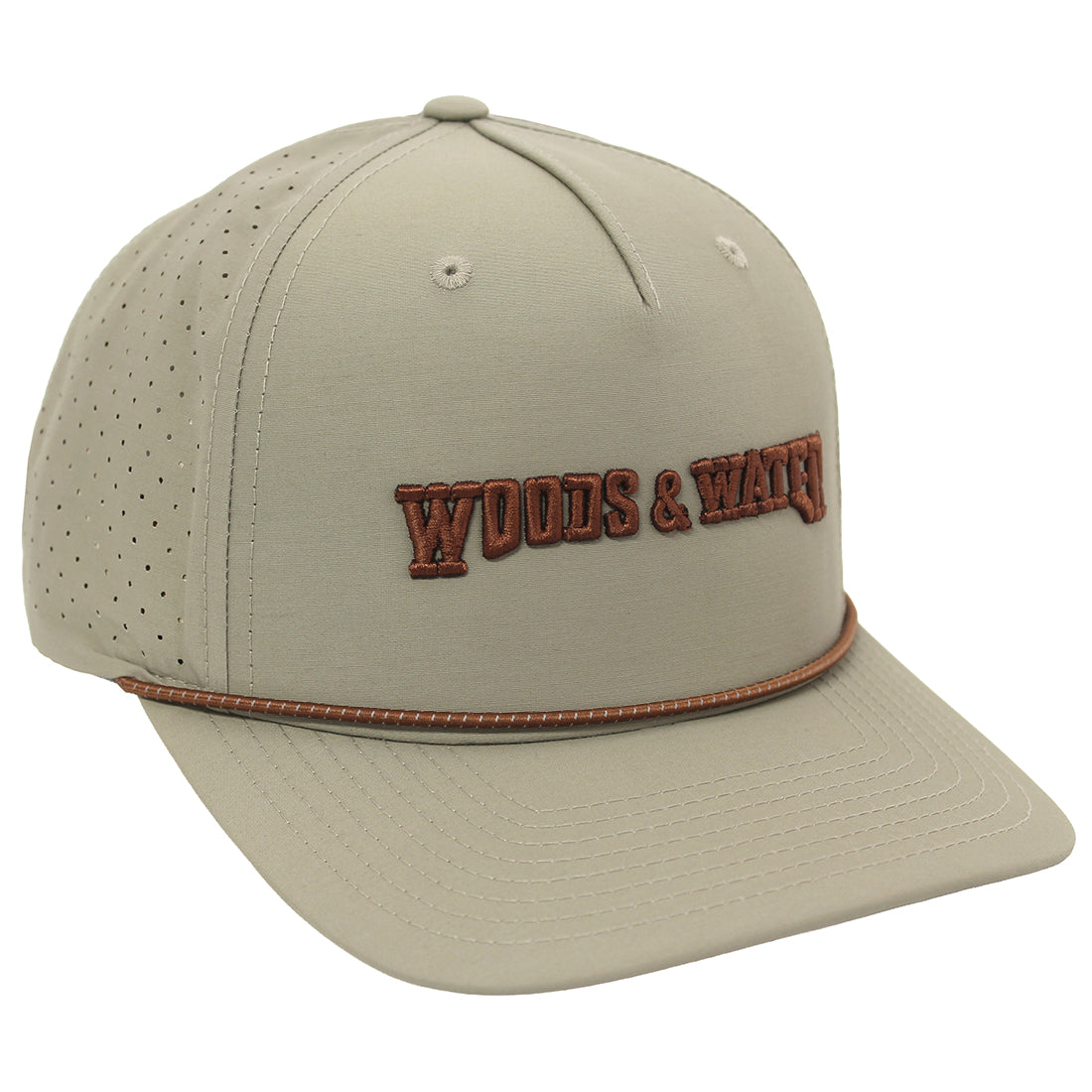 WOODS N WATER 3D EMBROIDERY HAT