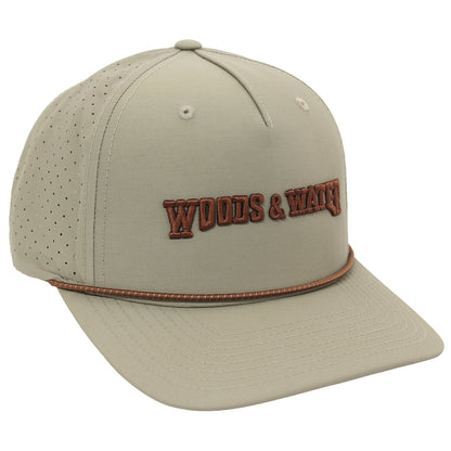 WOODS N WATER 3D EMBROIDERY HAT