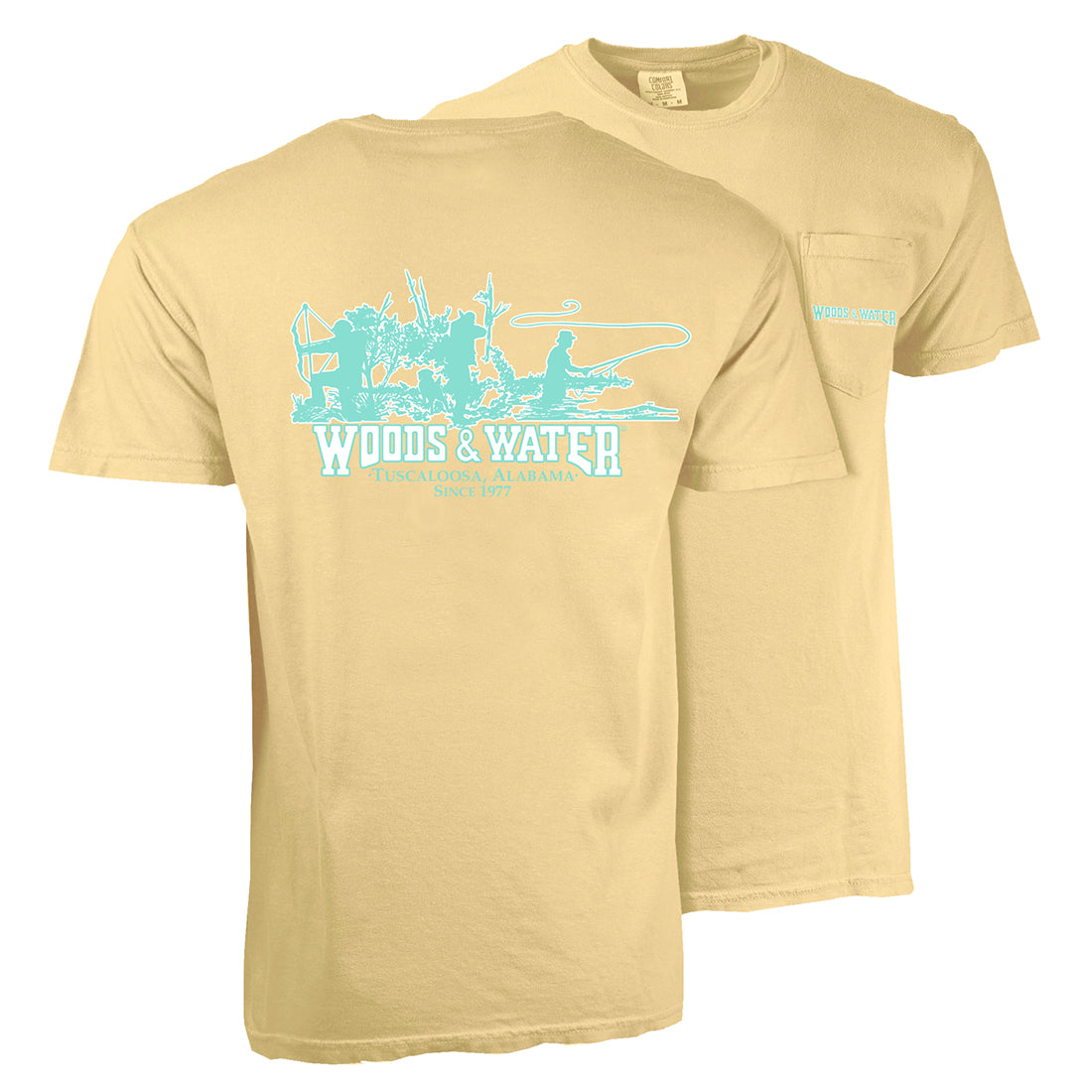 COMFORT COLORS WW TRIO 2 S/S PKT TEE