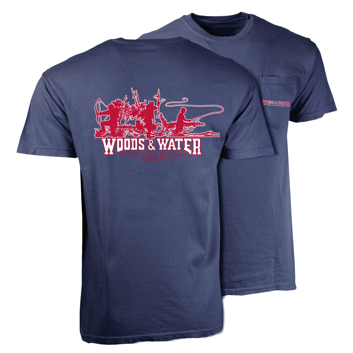 COMFORT COLORS WW TRIO 2 S/S PKT TEE