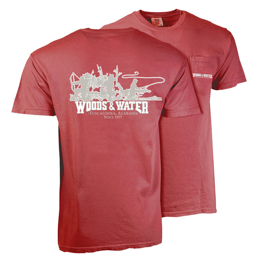 COMFORT COLORS WW TRIO 2 S/S PKT TEE