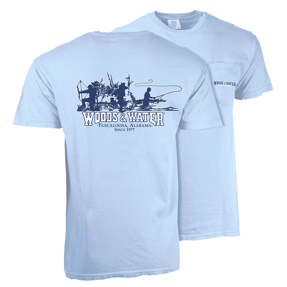 COMFORT COLORS WW TRIO 2 S/S PKT TEE