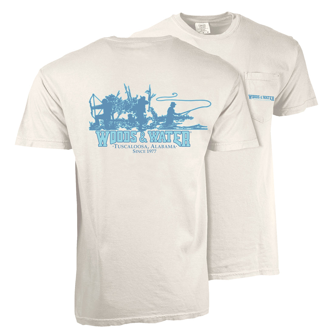 COMFORT COLORS WW TRIO 2 S/S PKT TEE