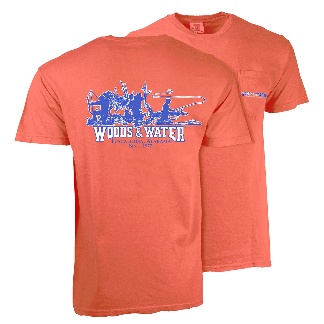 COMFORT COLORS WW TRIO 2 S/S PKT TEE
