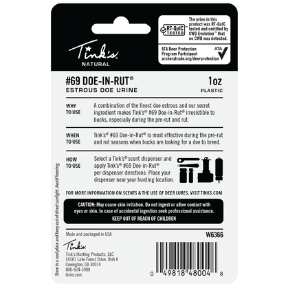 TINKS 69 DOE IN RUT 1OZ BOTTLE