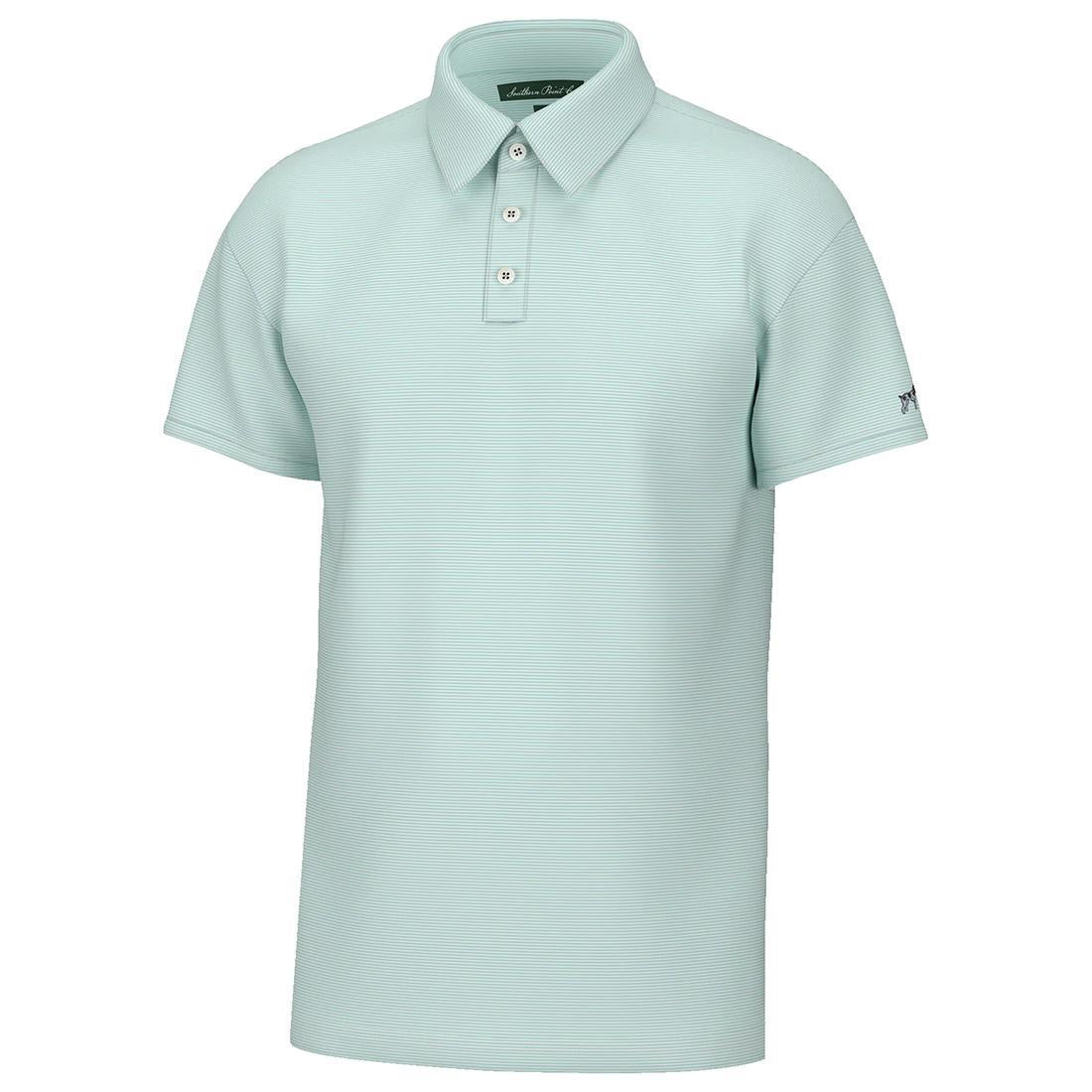 YOUTH HINTON STRIPE PERFORMANCE POLO
