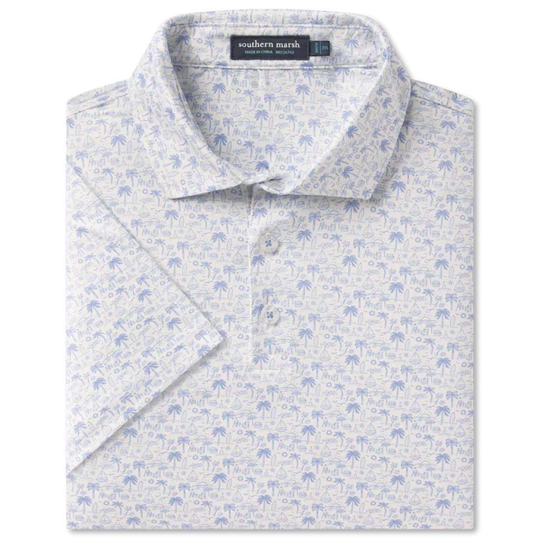 Youth Flyline Performance Polo  Summertime Blues