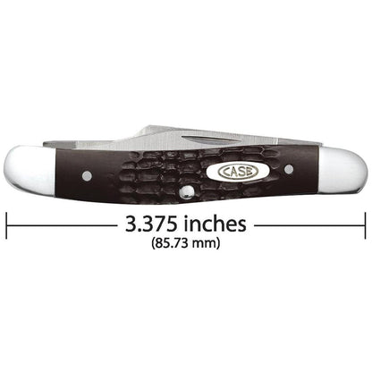 Brown Synthetic Medium Stockman with Pen Blade