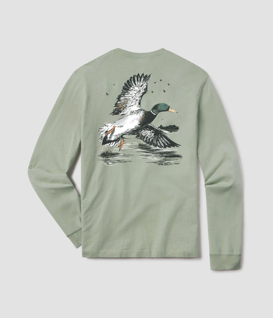 MENS WINGED PURSUIT LONG SLEEVE TEE