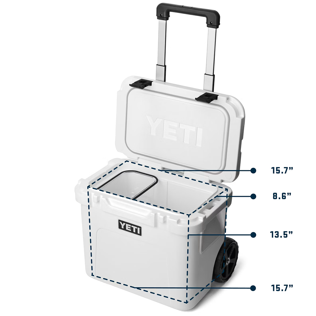 ROADIE 32QT WHITE ALABAMA CRIMSON TIDE