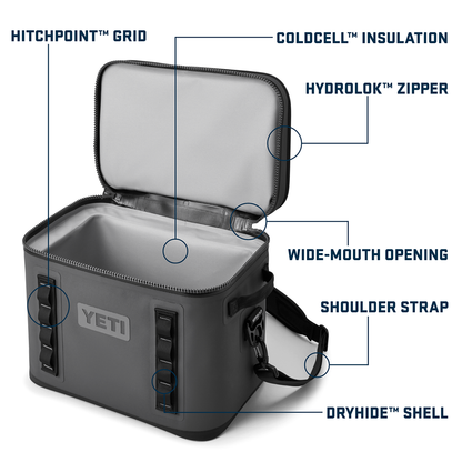 HOPPER FLIP 18 WILD VINE RED/DARK GREY