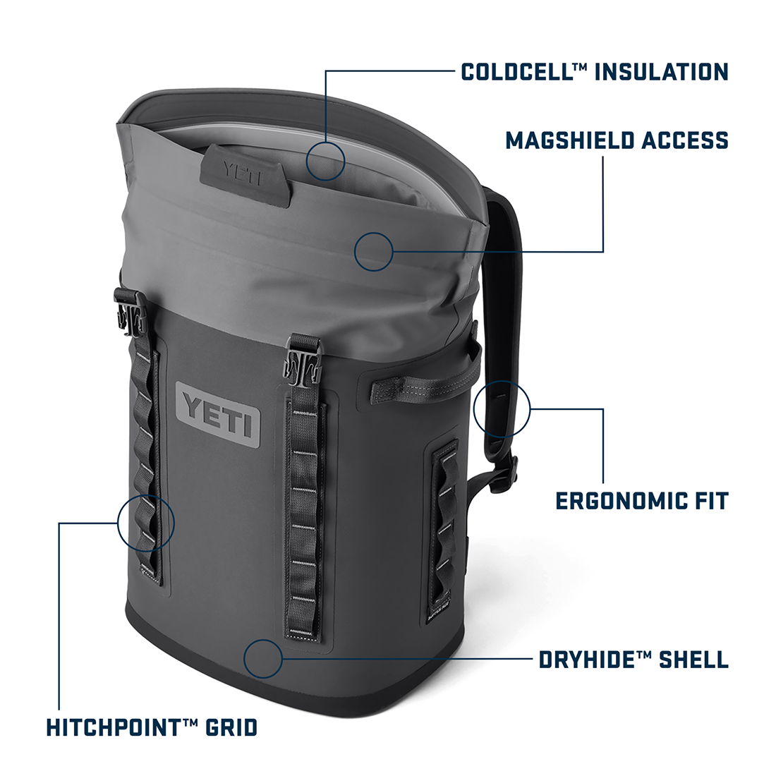 HOPPER BACKPACK M20 FOG GREY/BLUE