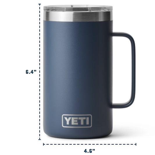 RAMBLER 24OZ MUG MS BLACK