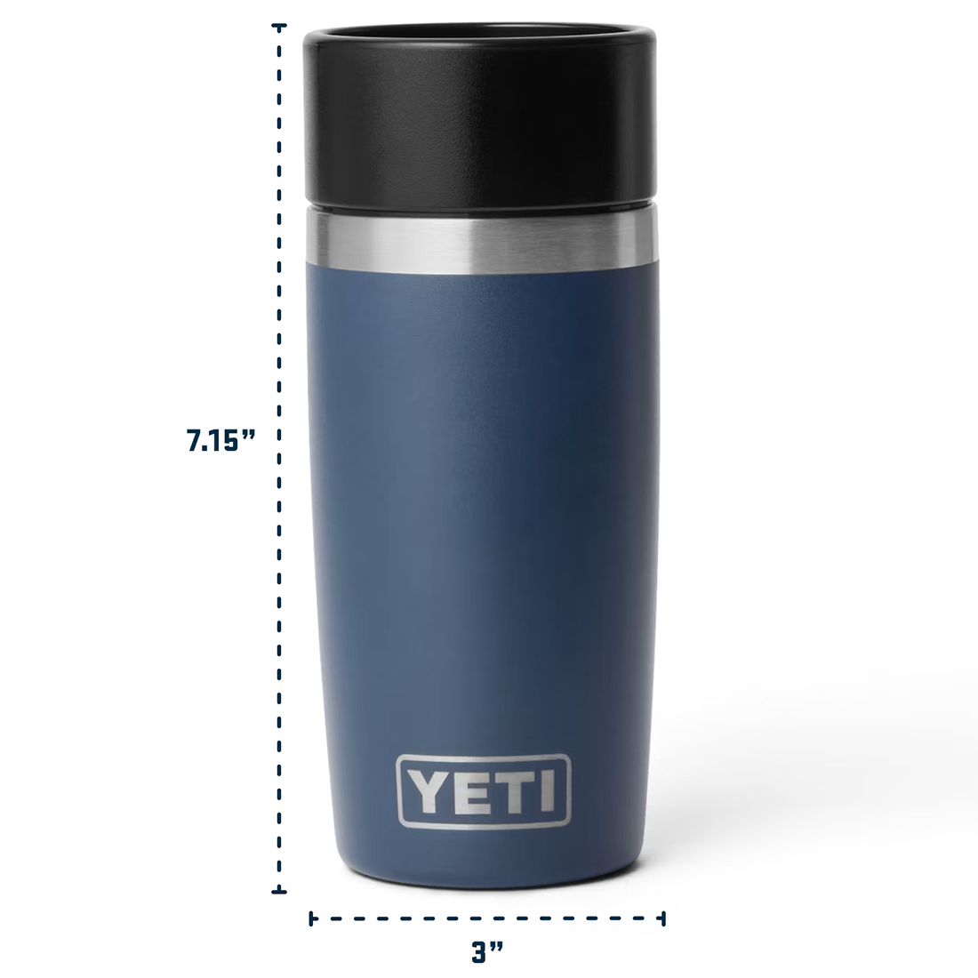 RAMBLER 12OZ TRAVEL BOTTLE NAVY