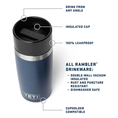 RAMBLER 12OZ TRAVEL BOTTLE NAVY