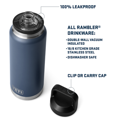 RAMBLER 36OZ BOTTLE CHUG RESCUE RED