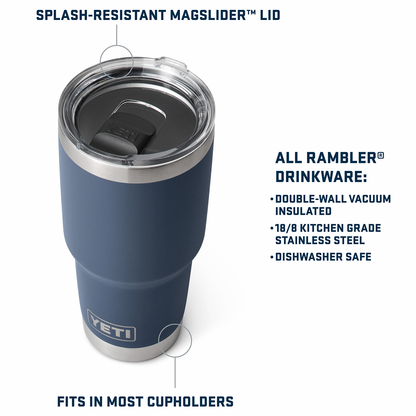 RAMBLER 30OZ TUMBLER MS Wild Vine Red