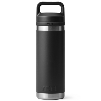 RAMBLER 18OZ BOTTLE CHUG BLACK