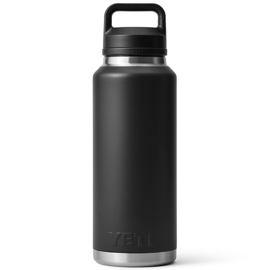 RAMBLER 46OZ BOTTLE CHUG BLACK