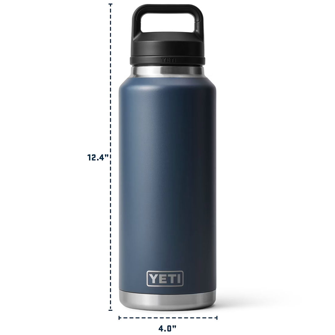 RAMBLER 46OZ BOTTLE CHUG BLACK