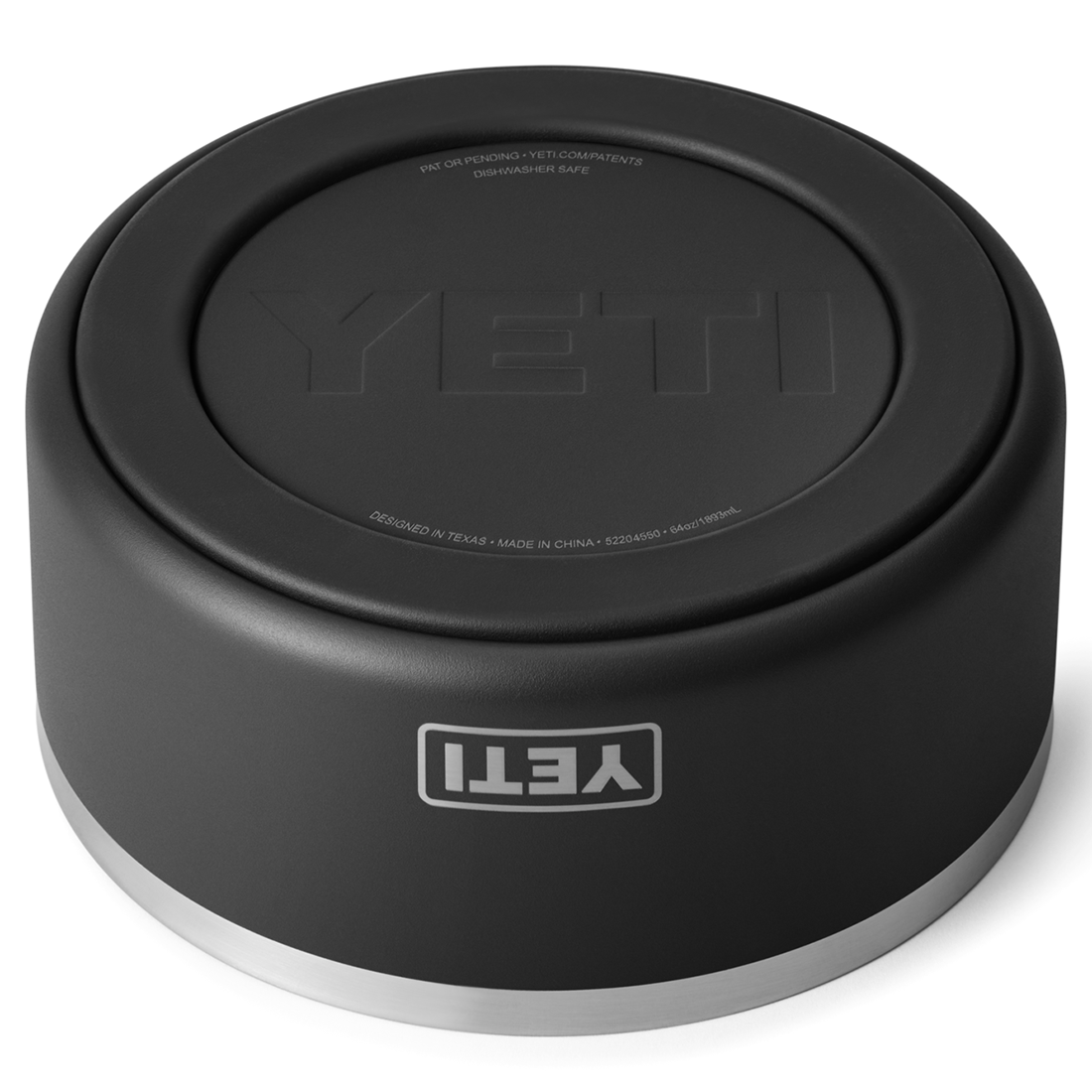 BOOMER 8 DOG BOWL BLACK