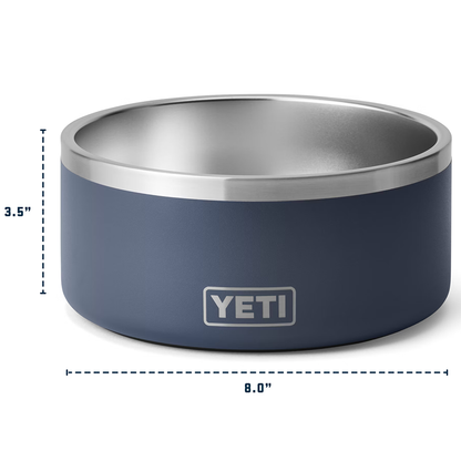 BOOMER 8 DOG BOWL BLACK