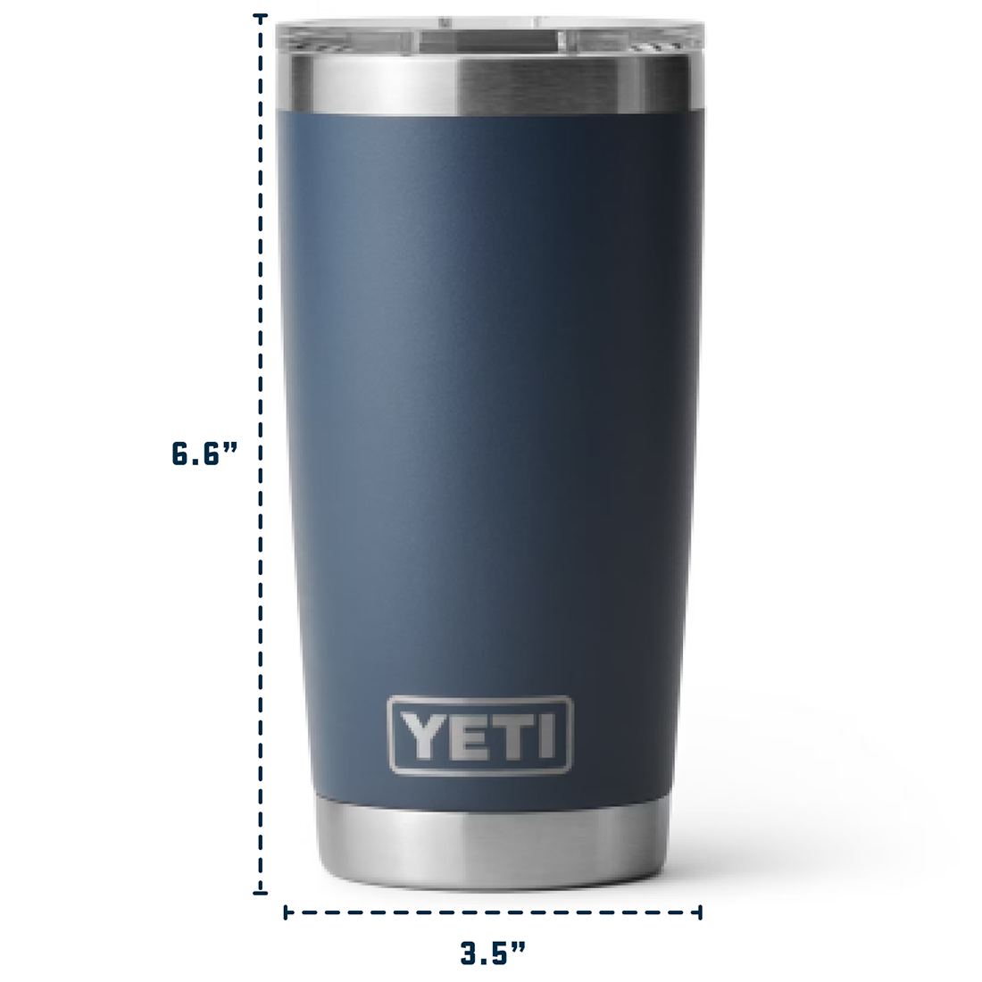 RAMBLER 20OZ TUMBLER MS RESCUE RED