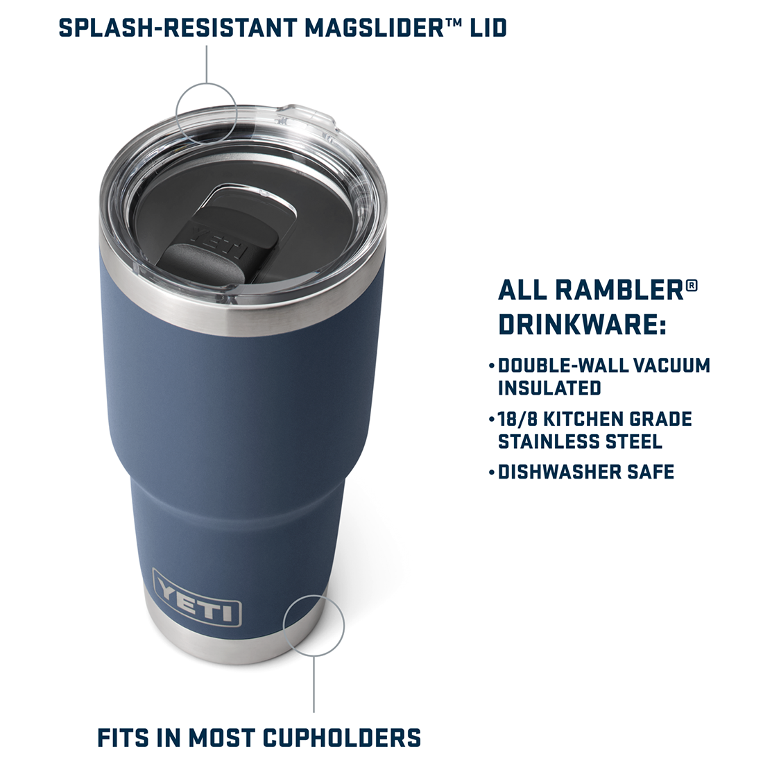RAMBLER 30OZ TUMBLER MS SANDSTONE PINK