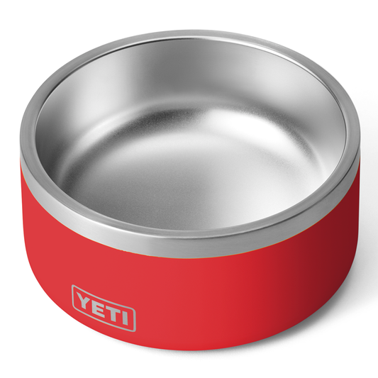 BOOMER 4 DOG BOWL RESCUE RED
