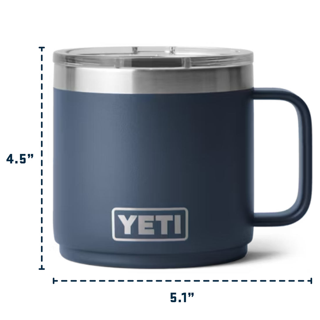 RAMBLER 14OZ MUG 2.0 BIG SKY BLUE