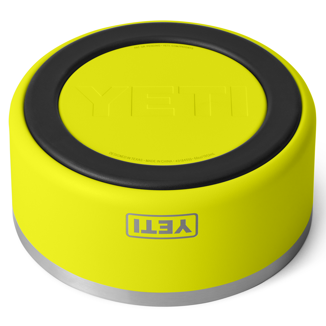 BOOMER 8 DOG BOWL FIREFLY YELLOW