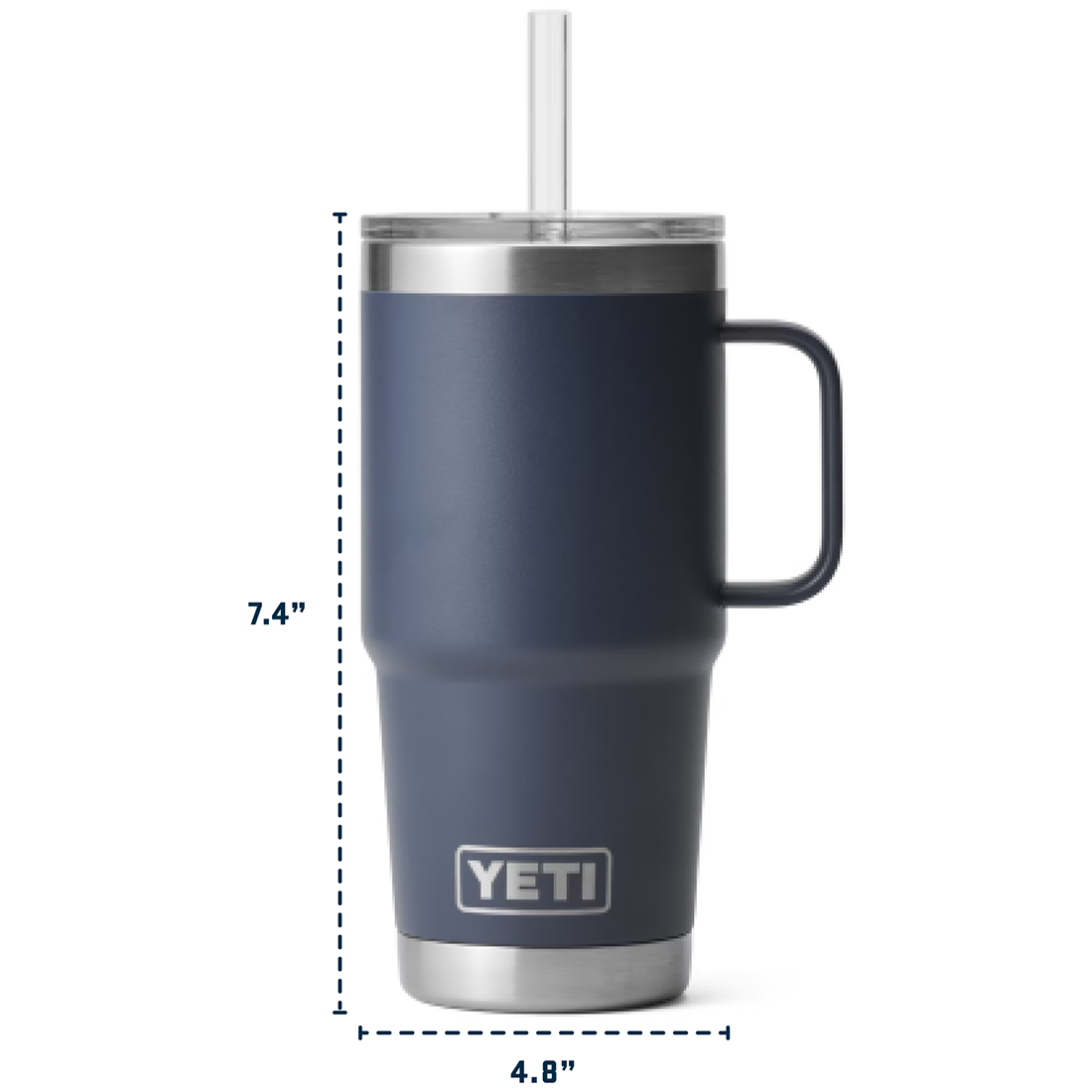 RAMBLER 25OZ STRAW MUG ULTRAVIOLET